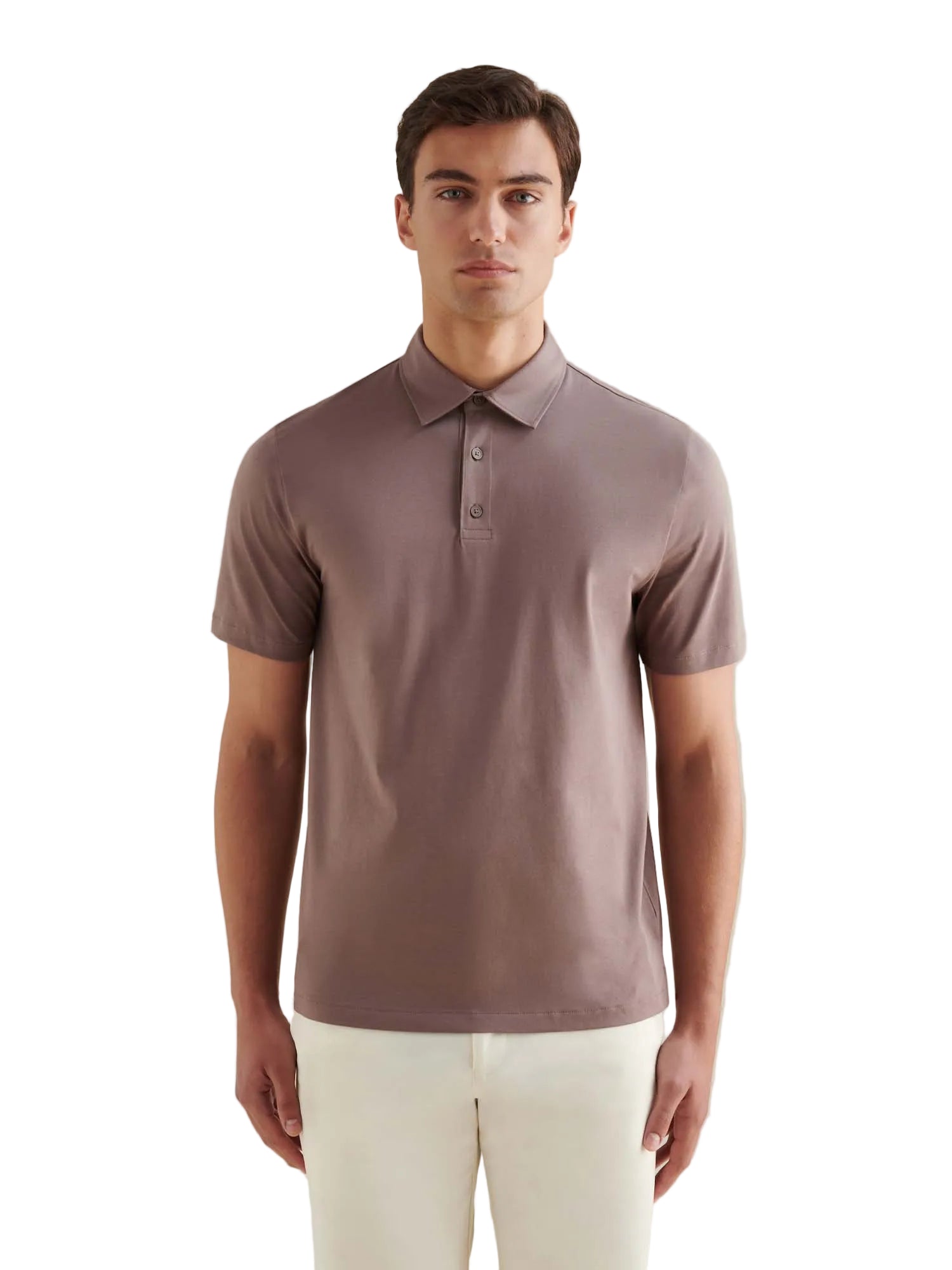Peckham Rye Mercerised Cotton Iron Polo Shirt